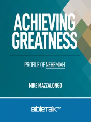 cover image of Achieving Greatness